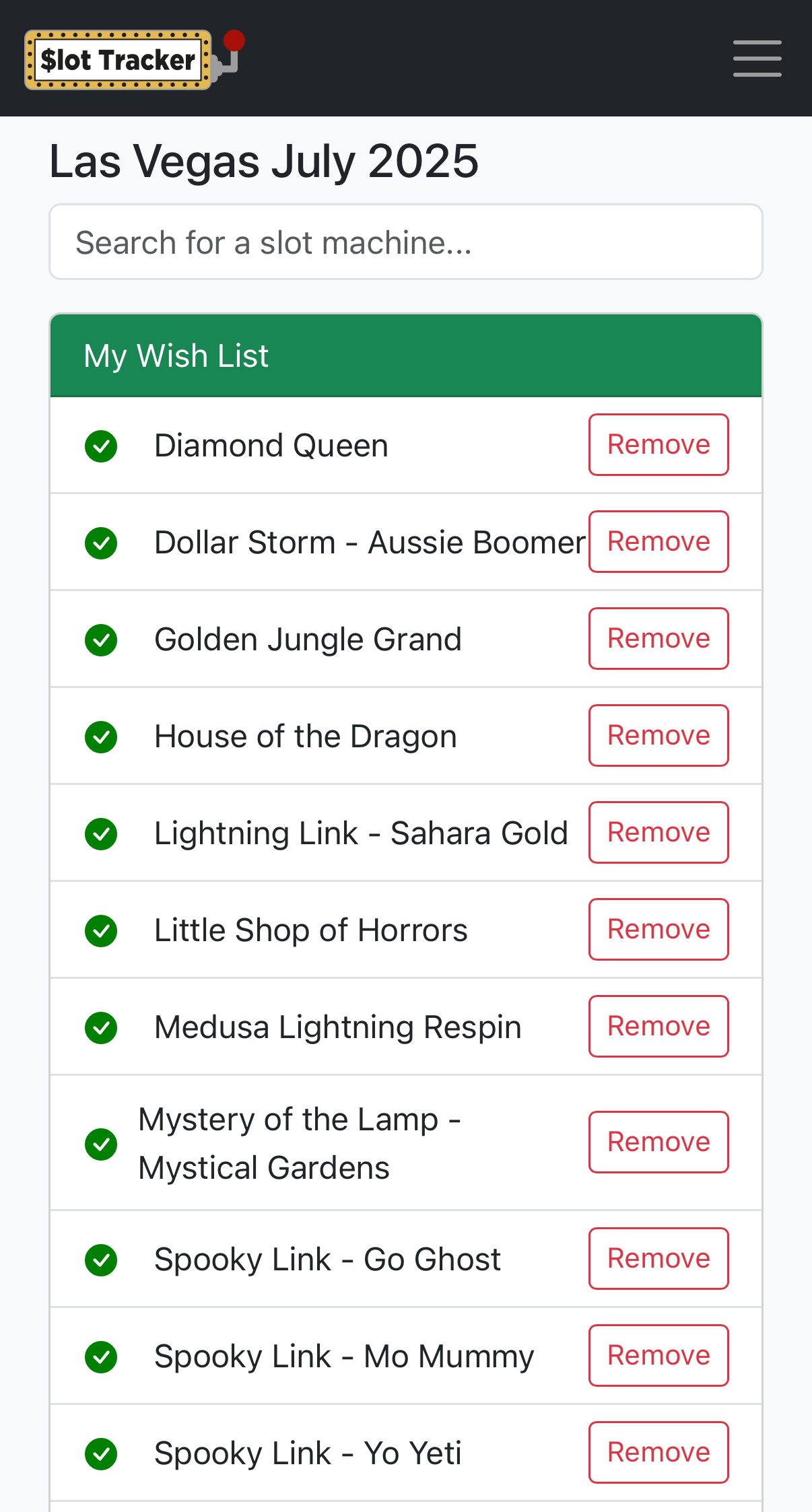 Wish List